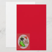 Cachorrito Feliz Navidad Briefpapier (Voorkant / Achterkant)
