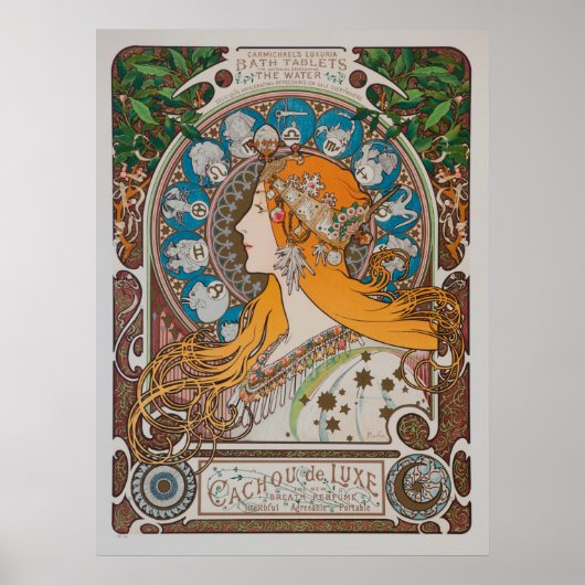 Cachou De Luxe Vintage Poster (Voorkant)