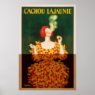 Cachou Lajaunie Vintage Reclameposter Print