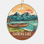 Cachuma Lake California Boating Vist Emblem Keramisch Ornament (Links)