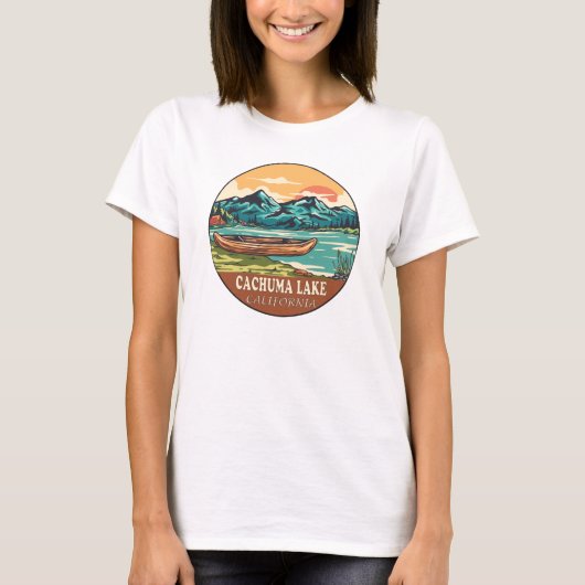 Cachuma Lake California Boating Vist Emblem T-shirt (Voorkant)