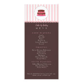 Cacke Decorator PINK BROWN Bakery CUTE Reclamekaart (Voorkant)