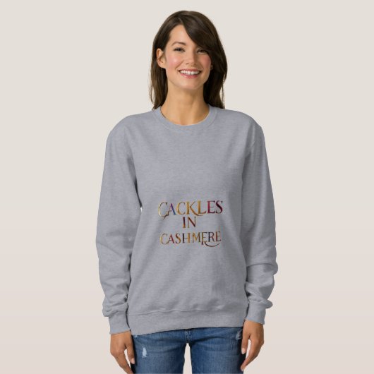 Cackles in Cashmere sweatshirt vrouwen (Voorkant volledig)