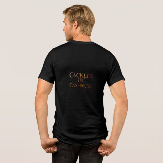 Cackles in Cashmere Tri-blend T-Shirt Mannen (Achterkant volledig)
