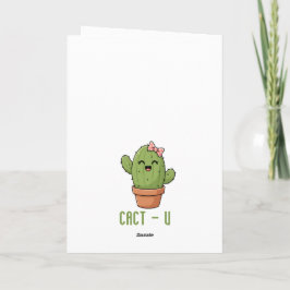 Cact-Us Grappig Cactus Koppel Grappige Verjaardags Kaart