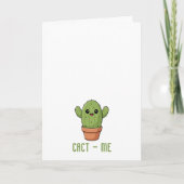 Cact-Us Grappig Cactus Koppel Grappige Verjaardags Kaart (Voorkant)