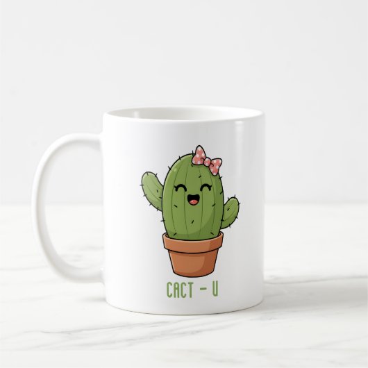 Cact-Us Grappig Cactus Koppel Grappige Verjaardags Koffiemok (Links)