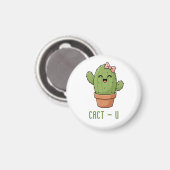 Cact-Us Grappig Cactus Koppel Grappige Verjaardags Magneet (Voorkant / Achterkant)