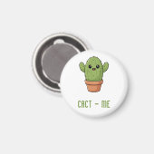 Cact-Us Grappig Cactus Koppel Grappige Verjaardags Magneet (Voorkant / Achterkant)