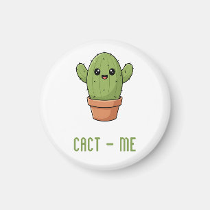 Cact-Us Grappig Cactus Koppel Grappige Verjaardags Magneet