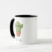 Cact-Us Grappig Cactus Koppel Grappige Verjaardags Mok (Voorkant links)