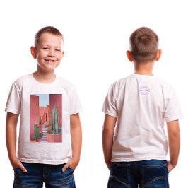 Cacti Ally | Origineel Olie Schilderij T-shirt | M