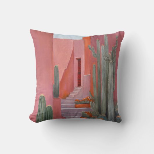 Cacti Ally Throw Pillow Kussen (Voorkant)