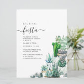 Cacti Bachelorette Weekend Party Itinerary Kaart (Staand voorkant)