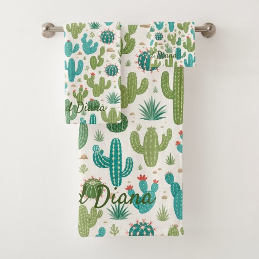 Cacti Badkamer Handdoeken Set (Insitu)