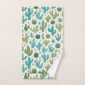 Cacti Badkamer Handdoeken Set (Handdoek)