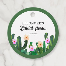 Cacti bloemen Bruid Feest  Bedankjes Labels