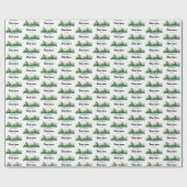 Cacti bloemen  Bruids Fiesta  Cadeaupapier (Vlak)