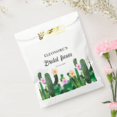 Cacti bloemen  Bruidsfeest  Bedankzakje (Gezegeld)