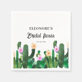 Cacti bloemen  Bruidsfeest  Servet