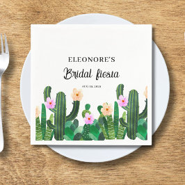 Cacti bloemen  Bruidsfeest  Servet