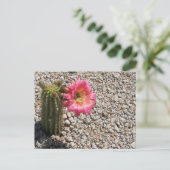 Cacti Bloom Briefkaart (Staand voorkant)
