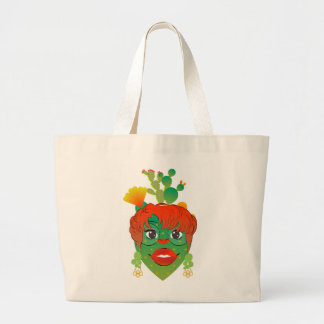 Cacti boodschappentas grote tote bag