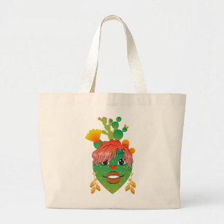 Cacti boodschappentas grote tote bag