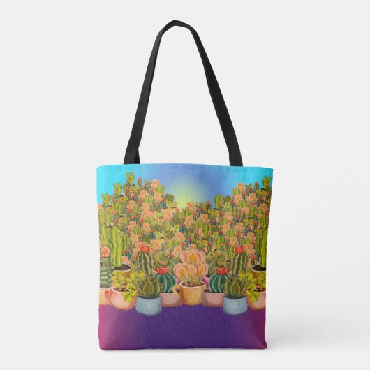 Cacti Cacti Tote Bag (Achterkant)