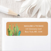 Cacti Cactus Desert Script Modern Succulent Simple Etiket (Insitu)