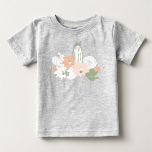 Cacti Cactus Peach Green Floral Motifs