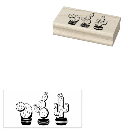 Cacti - Cactus - Planten Rubberstempel (Gestempeld)