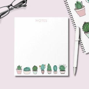 Cacti Cactus Vetplanten Potplanten Notitieblok