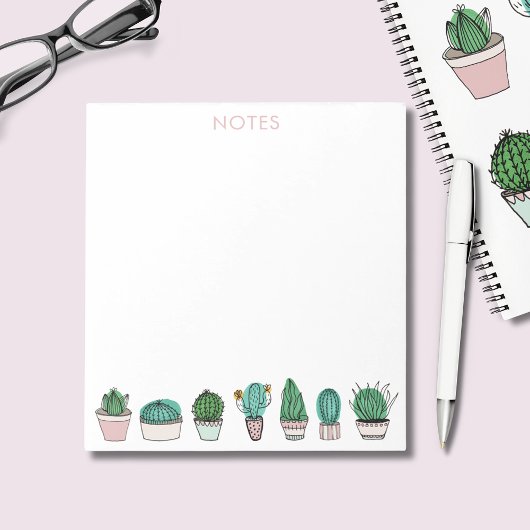 Cacti Cactus Vetplanten Potplanten Notitieblok