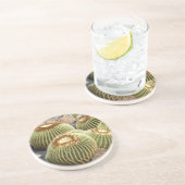 Cacti-coaster Zandsteen Onderzetter (Zijkant)