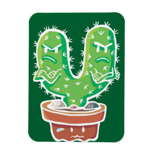 Cacti Couple Crossed Magneet