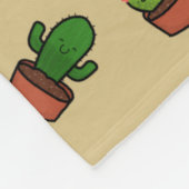 Cacti Cuties Throw Blanket Fleece Deken (Hoek)