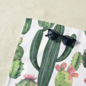 Cacti Desert Thema Gepersonaliseerd Strandlaken (In situ)