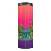 Cacti Design Thermal Tumbler Thermosbeker (Achterkant)