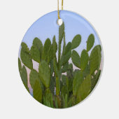 Cacti en sisal in het droge bos keramisch ornament (Links)