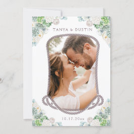 Cacti Floral Westerne bijtende schedel Kaart