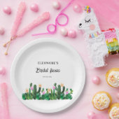 Cacti flowers  Bridal Fiesta  Papieren Bordje (Feest)