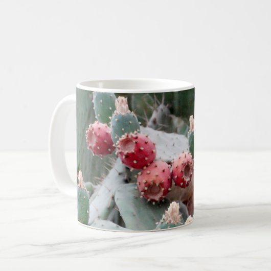 Cacti Fruit Foto 325 ml Klassieke Mok (Voorkant links)