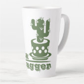 Cacti Geen knuffel cactus grap Latte Mok (Rechterhoek)