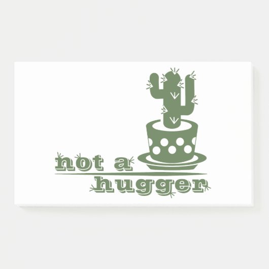Cacti Geen knuffel cactus leuke spreuk Post-it® Notes (Voorkant)