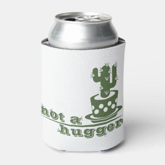 Cacti Geen knuffelcactus grappig gezegde Blikjeskoeler (Blikje Voorkant)