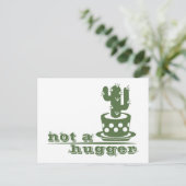 Cacti Geen knuffelcactus grappig gezegde Briefkaart (Staand voorkant)