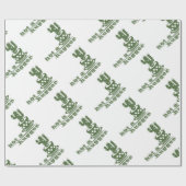 Cacti Geen knuffelcactus grappig gezegde Cadeaupapier (Vlak)