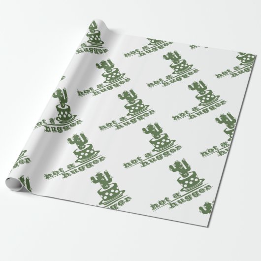 Cacti Geen knuffelcactus grappig gezegde Cadeaupapier (Uitgerold)