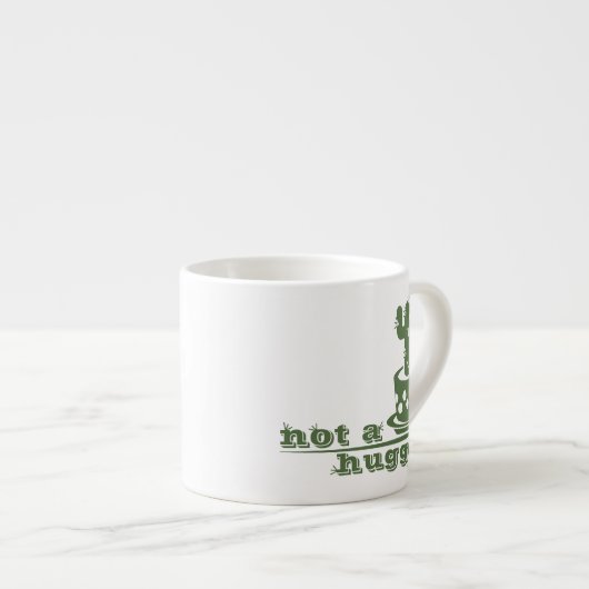 Cacti Geen knuffelcactus grappig gezegde Espresso Kop (Voorkant rechts)